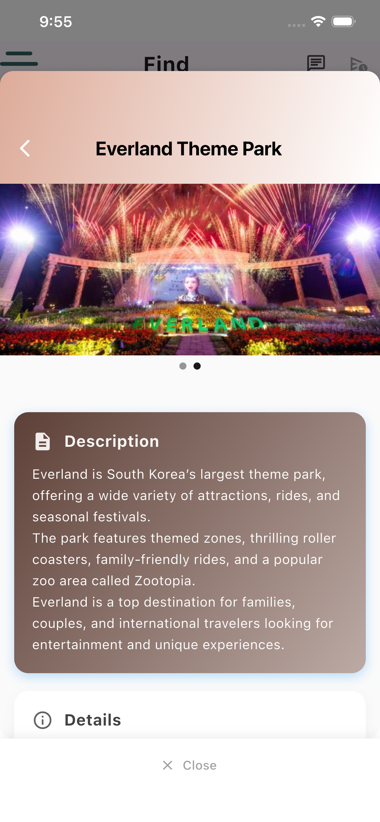Local attraction details